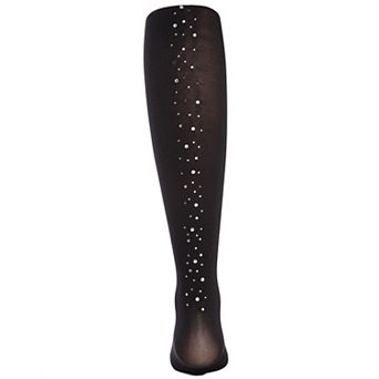 Runway Ready Rhinestone Girls Tights