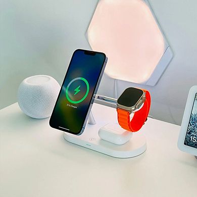 ZTECH Wireless Charging Stand for Phone, Watch, and Earbuds