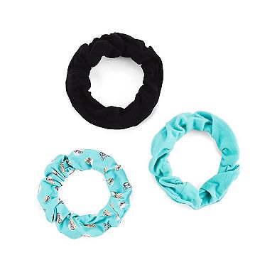 Studious Cats 3-Pack Hair Scrunchies