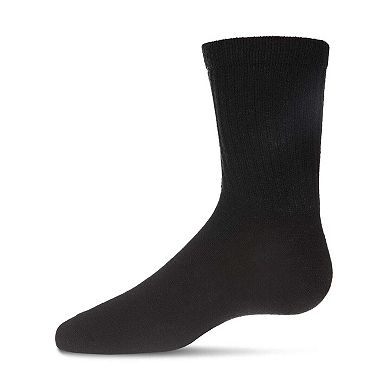 3 Pair Pack Boys Ribbed Cotton Blend Crew Sport Socks