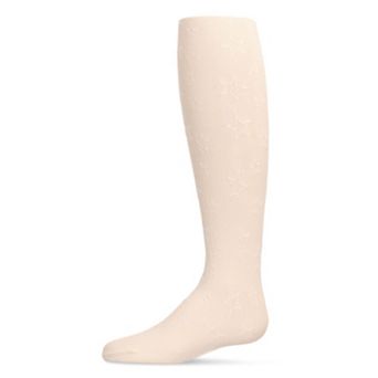 All Over Star Flocked Opaque Tights