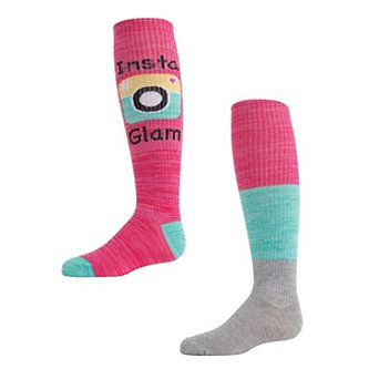 InstaGlam Knee High Socks 2-Pack