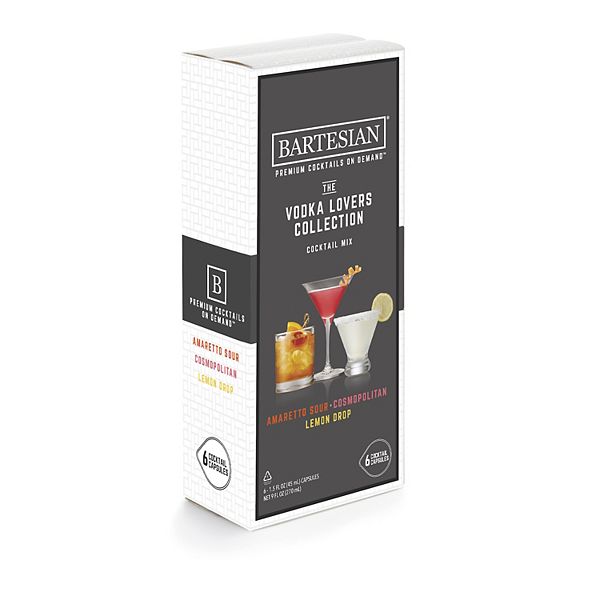 Bartesian Vodka Lovers Collection Cocktail Mixer Capsules