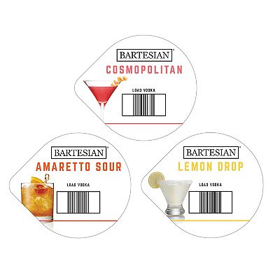 Bartesian Vodka Lovers Collection Cocktail Mixer Capsules