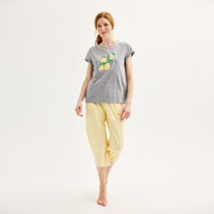 Womens Yellow Sleepwear, Clothing