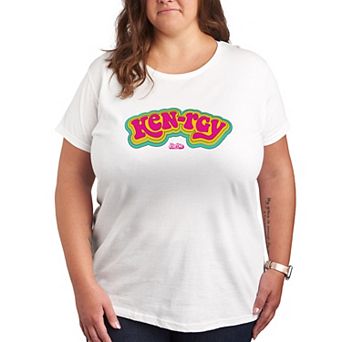 Plus Size Barbie The Movie Kenergy 70s Graphic Tee