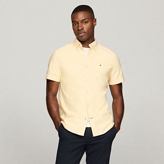 Men's Tommy Hilfiger Short Sleeve Original Stretch Oxford Shirt