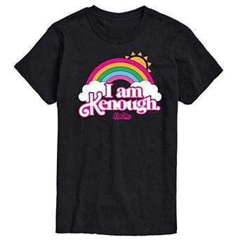 Big & Tall Barbie™ The Movie I Am Kenough Rainbow Graphic Tee