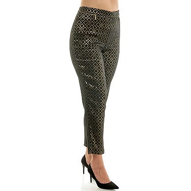 Plus Size Nina Leonard Ankle Length Millennium Pants