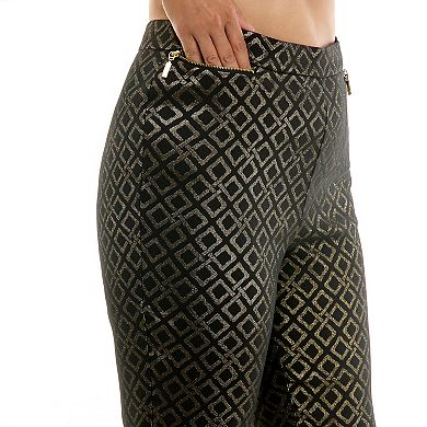 Plus Size Nina Leonard Ankle Length Millennium Pants