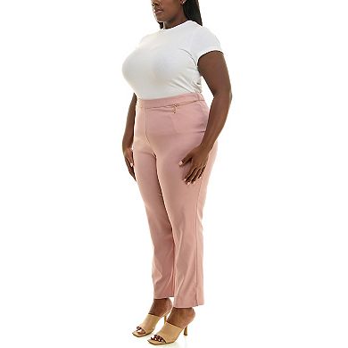 Plus Size Nina Leonard Ankle Length Millennium Pants