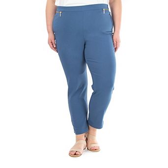 Plus Size Nina Leonard Ankle Length Millennium Pants