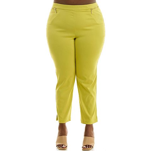 Женские брюки Nina Leonard Plus Size Nina Leonard Ankle Length Millennium Pants
