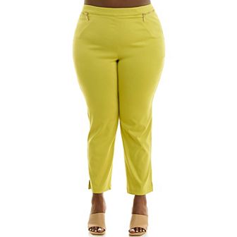 Plus Size Nina Leonard Ankle Length Millennium Pants