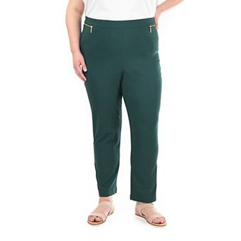 Plus Size Nina Leonard Ankle Length Millennium Pants
