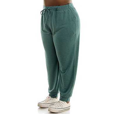 Plus Size Nina Leonard Drawstring Lounge Pants