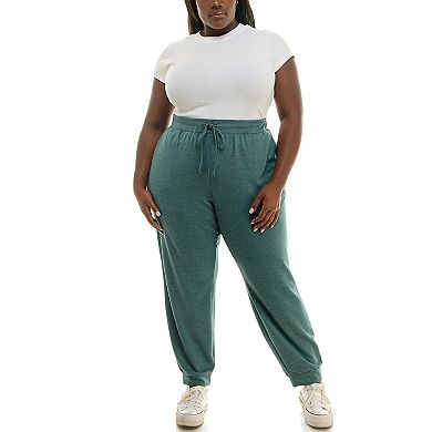 Plus Size Nina Leonard Drawstring Lounge Pants