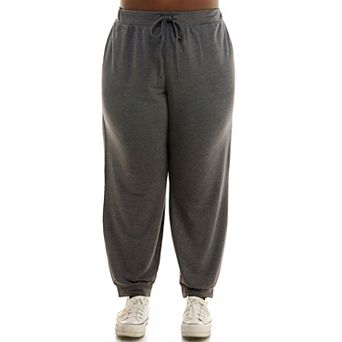 Plus Size Nina Leonard Drawstring Lounge Pants
