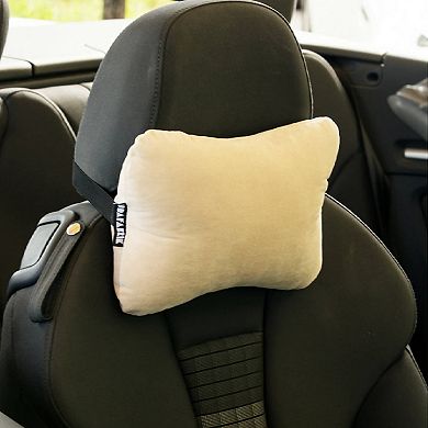 Travel Neck Pillow for Car or SUV with Elastic Strap