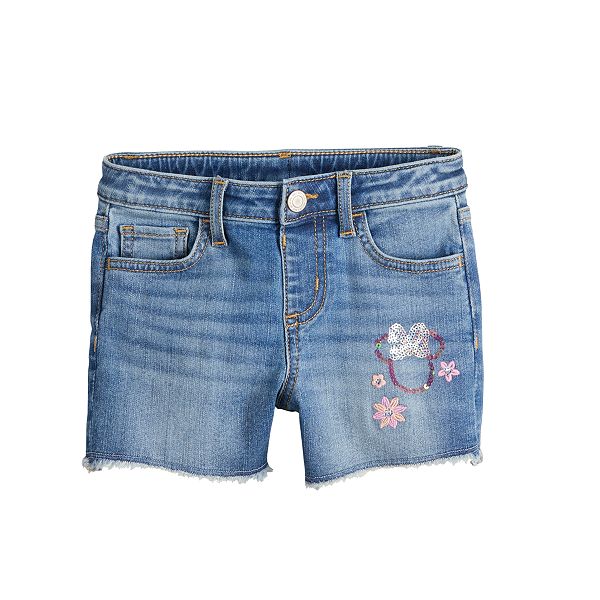 Disney's Minnie Mouse Girls 4-12 Mid-Rise Jean Shorts by Jumping Beans®