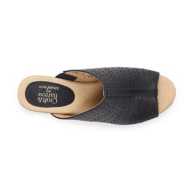 Croft & Barrow Women's Wedge Slide Sandals