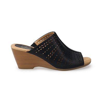 Croft & Barrow® Women's Wedge Slide Sandals