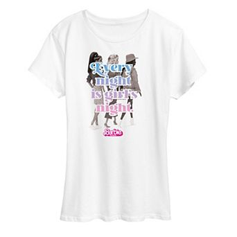 Women's Barbie The Movie Girls Night Graphic Tee