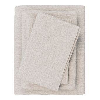 Madelinen Turkish Cotton Heathered Flannel Premium Sheet Set with Pillowcases