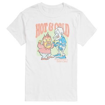 Big & Tall The Year Without Santa Hot And Cold Graphic Tee