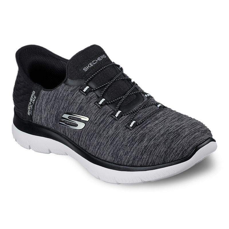 UPC 196642549479 product image for Skechers Hands Free Slip-ins® Summits Women's Sneakers, Size: 8, Black White | upcitemdb.com