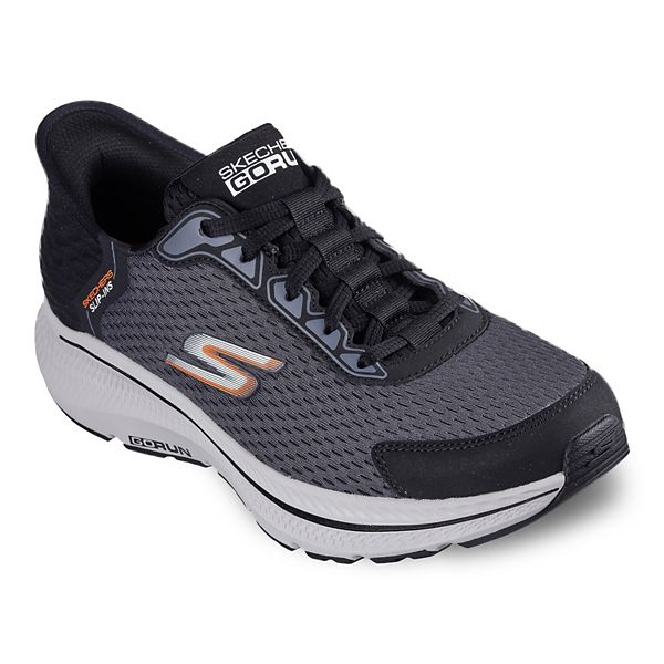 Skechers Hands Free Slip-ins™ GO RUN Consistent 2.0 Empowered Men's Shoes - Black Charcoal (7.5 XW)