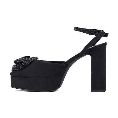 New York & Company® Raya Women's Flower Platform Heels