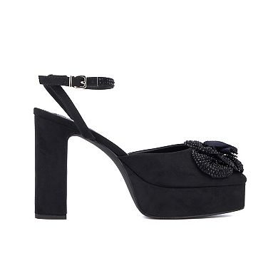 New York & Company® Raya Women's Flower Platform Heels