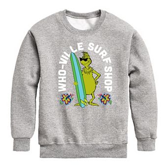 Boys 8-20 Dr. Seuss The Grinch Who-Ville Surf Shop Fleece Sweatshirt