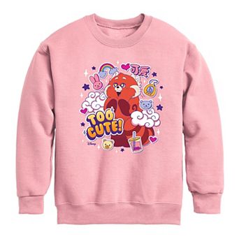 Disney / Pixar’s Turning Red Girls 7-16 Too Cute Fleece Sweatshirt