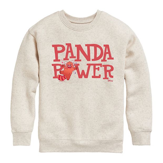Disney/Pixar Turning Red Girls 7-16 Panda Power Fleece Sweatshirt