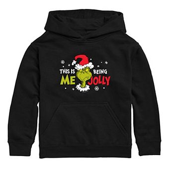 Boys 8-20 Dr. Seuss' The Grinch Who Stole Christmas This Is Me Being Jolly Graphic Hoodie