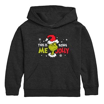 Boys 8-20 Dr. Seuss' The Grinch Who Stole Christmas This Is Me Being Jolly Graphic Hoodie