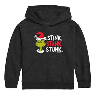 Boys 8-20 Dr. Seuss' The Grinch Who Stole Christmas Stink Stank Stunk Graphic Hoodie