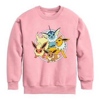 Girls 7-16 Pokemon Eevee Group Fleece