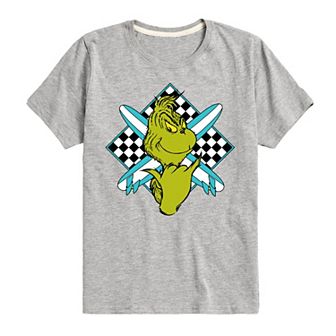 Boys 8-20 Dr. Seuss The Grinch Surfboards Graphic Tee