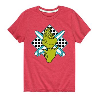 Boys 8-20 Dr. Seuss The Grinch Surfboards Graphic Tee