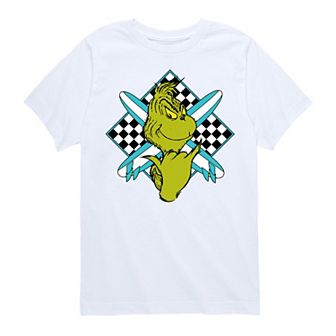 Boys 8-20 Dr. Seuss The Grinch Surfboards Graphic Tee