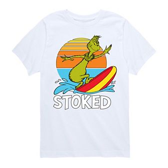 Boys 8-20 Dr. Seuss The Grinch Stoked Graphic Tee