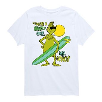 Boys 8-20 Dr. Seuss The Grinch You're A Gnarly One Mr. Grinch Graphic Tee