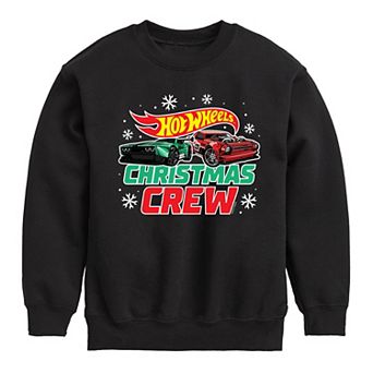 Boys 8-20 Hot Wheels Christmas Crew Fleece Sweatshirt