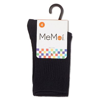 Kids Unisex Ribbed Cotton Rich Crew Socks