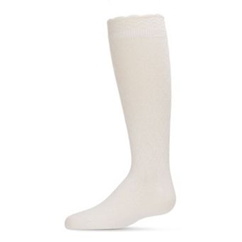 Little Kids Double Diamond Cotton Blend Knee High Socks