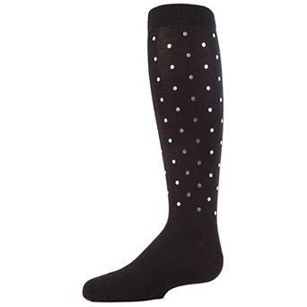 A Speck of Spots Girls Polka Dot Knee High Socks