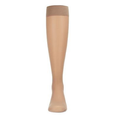 Basic Sheer Girls Knee High 30D